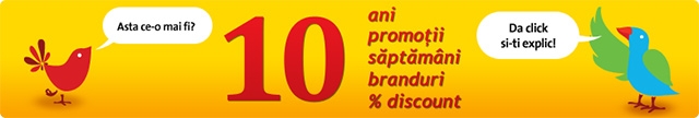 Promotii aniversare dupa 10 ani de dezvoltare