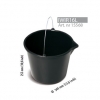 Galeata 16 L mortar-zidarie, neagra