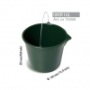 Galeata 16 L mortar-zidarie, verde