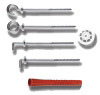 Diblu de plastic cu carlig metalic H-MV